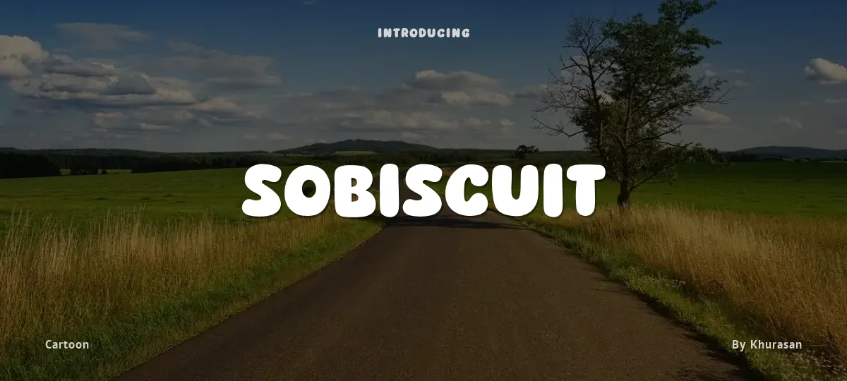 Sobiscuit font preview