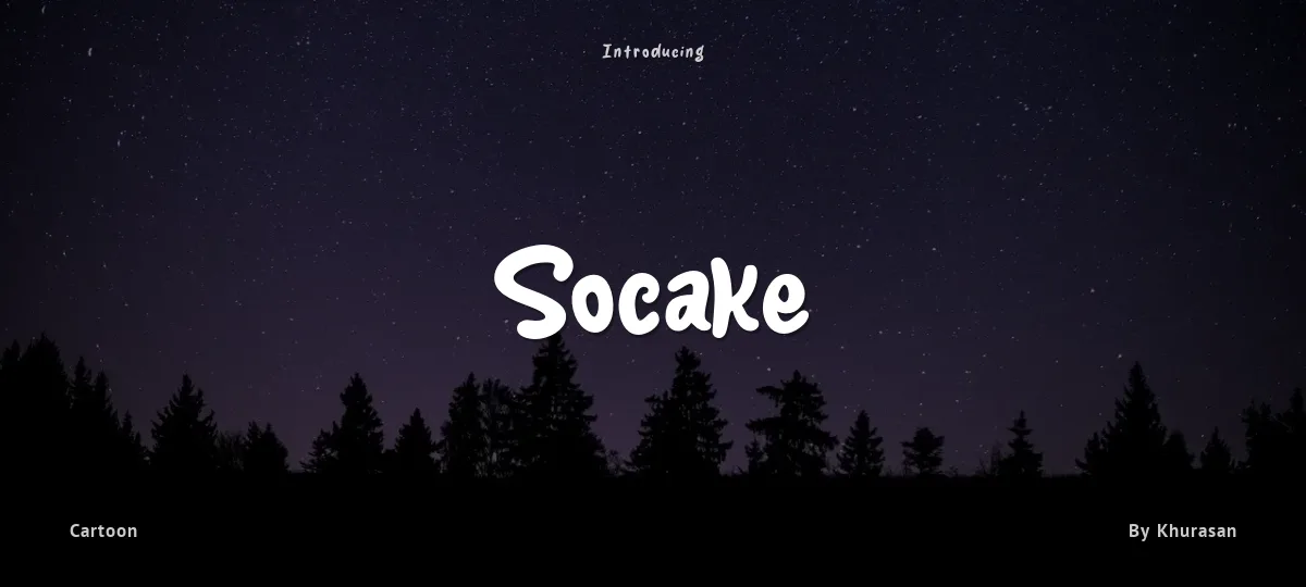 Socake font preview