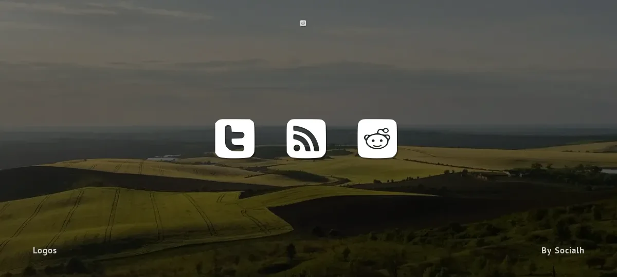 Social Font Icons font preview