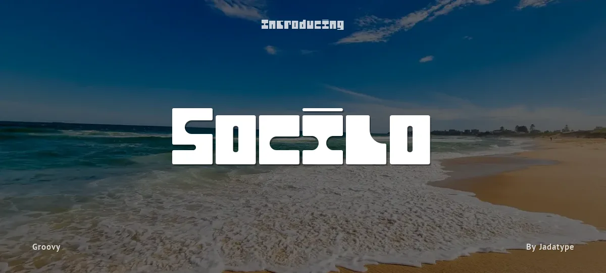 Socilo font preview