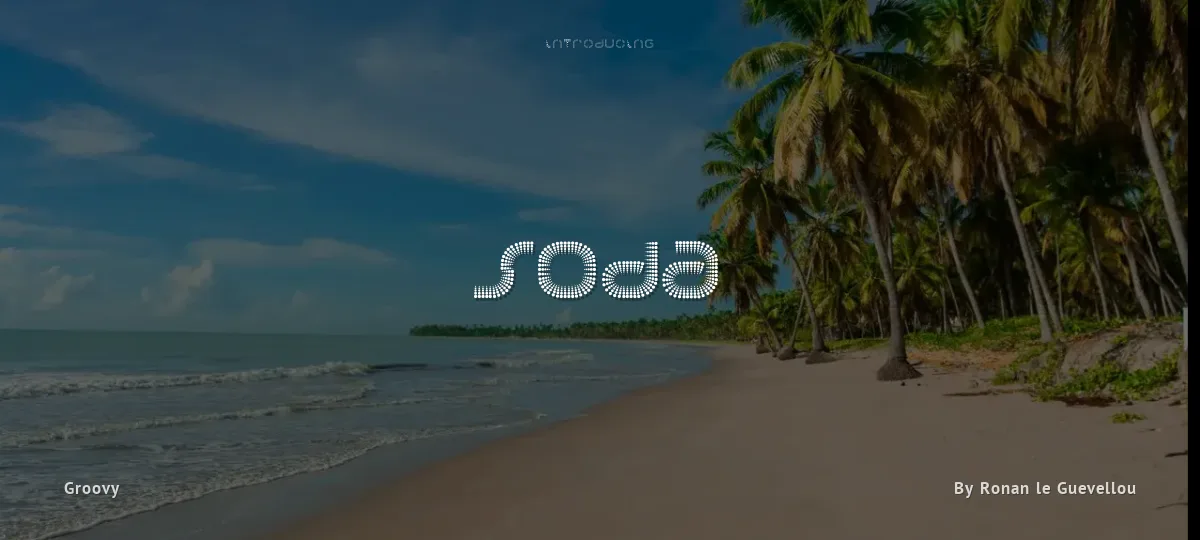 Soda font preview