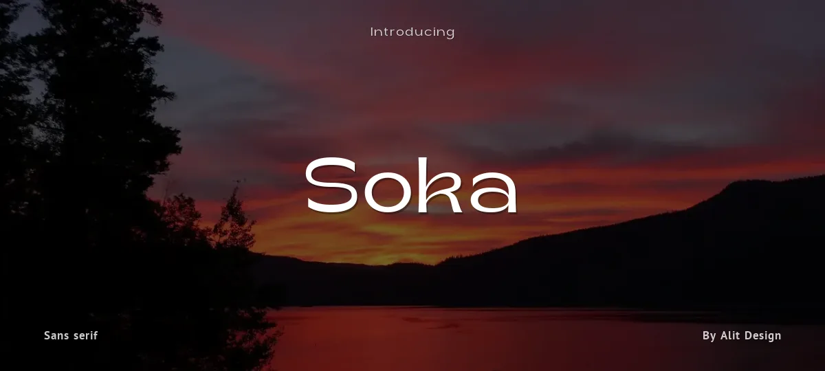 Soka font preview