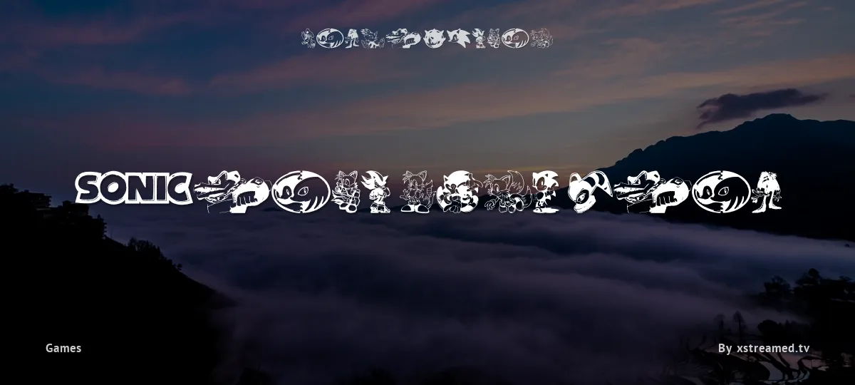 Sonic Mega Font font preview