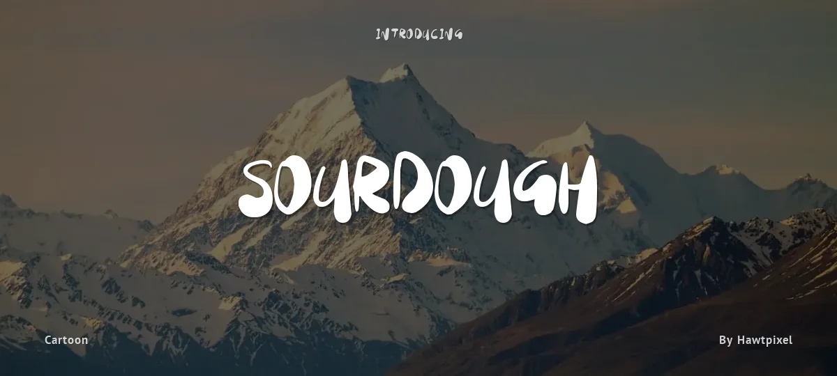 Sourdough font preview