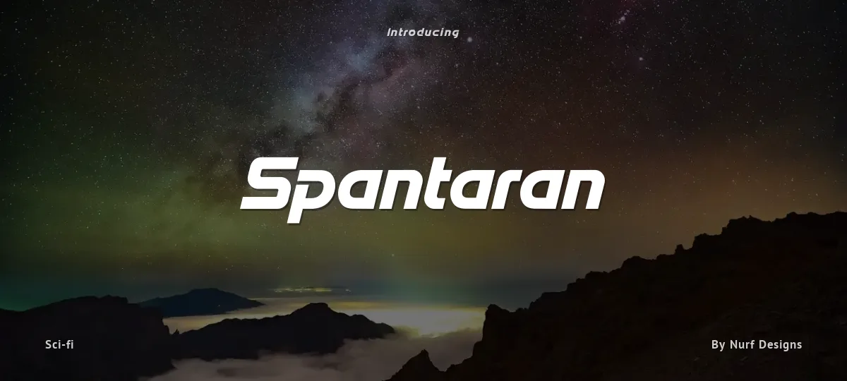 Spantaran font preview