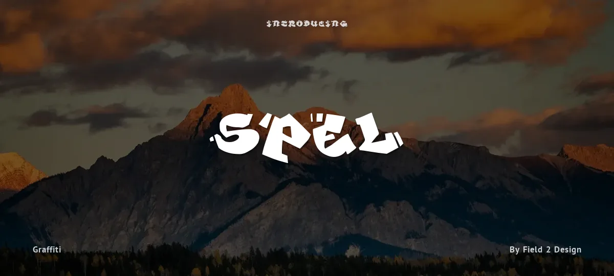 Spel font preview