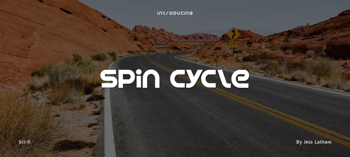 Spin Cycle font preview