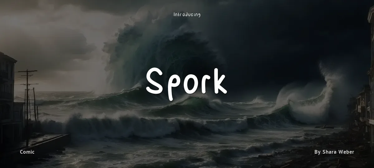 Spork font preview