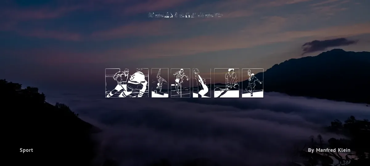 Sports font preview