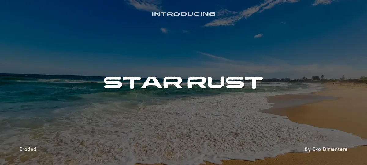 Star Rust font preview
