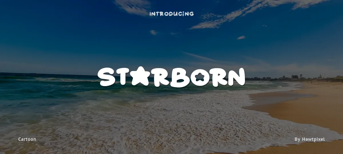 Starborn font preview