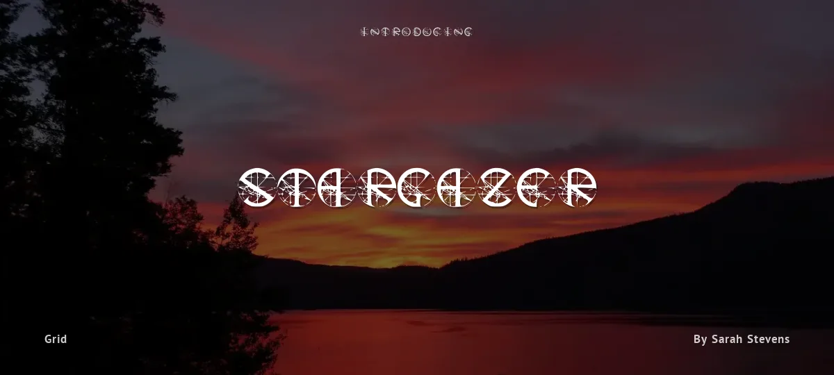 Stargazer font preview