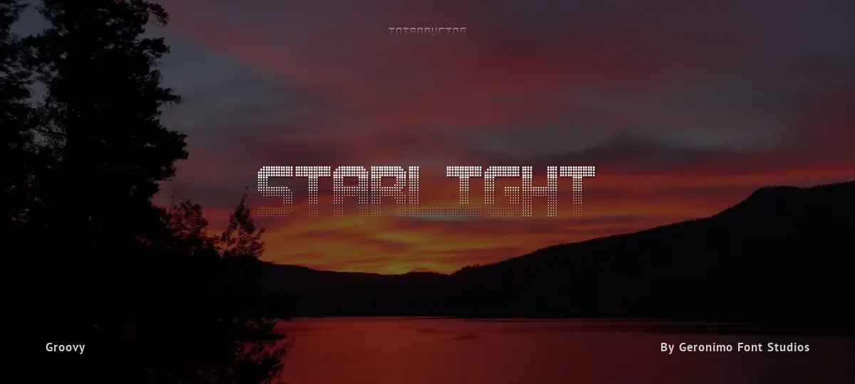 Starlight font preview
