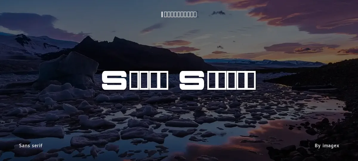 State Secret font preview