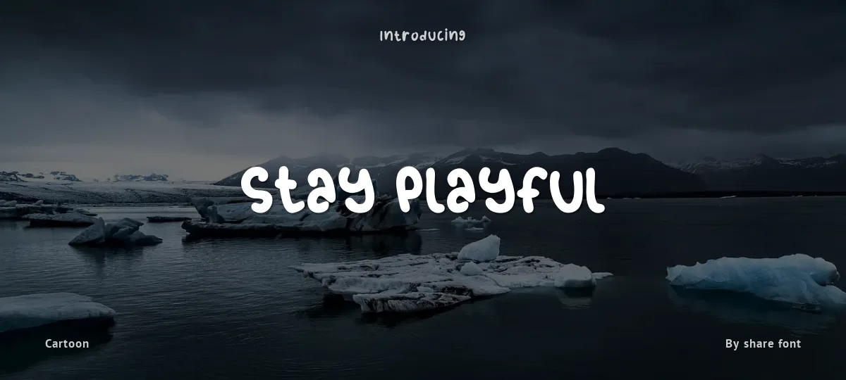 Stay Playful font preview