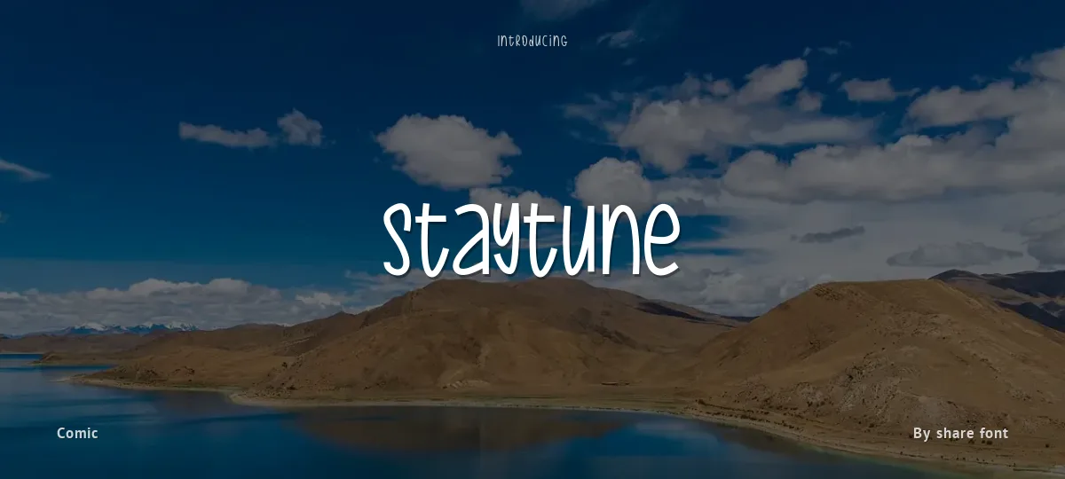 Staytune font preview