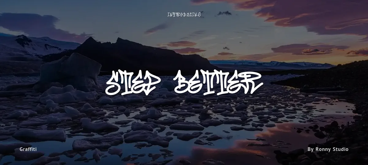 Step Better font preview