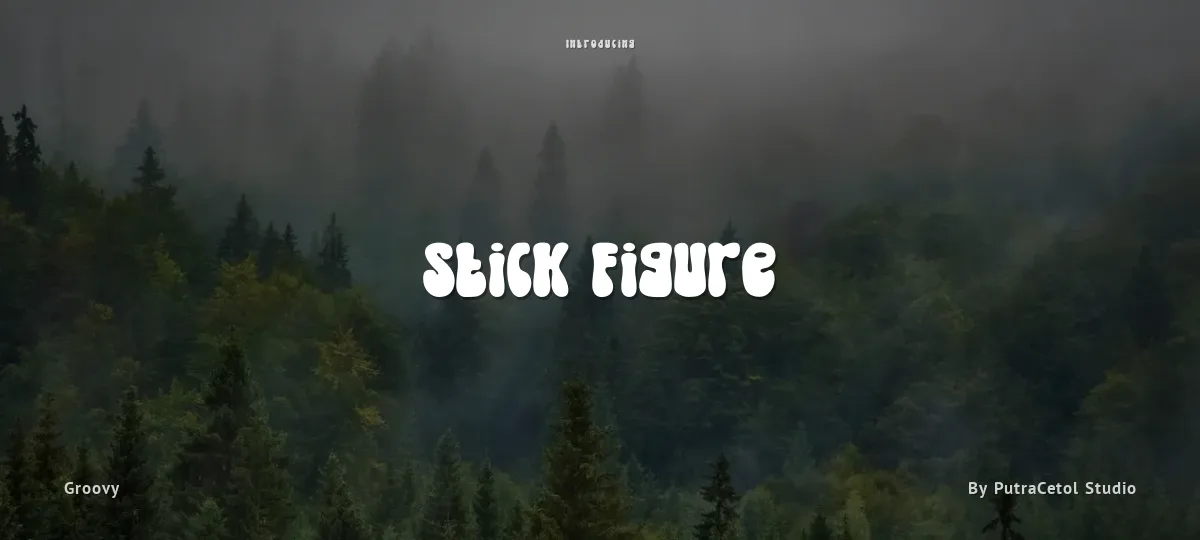Stick Figure font preview