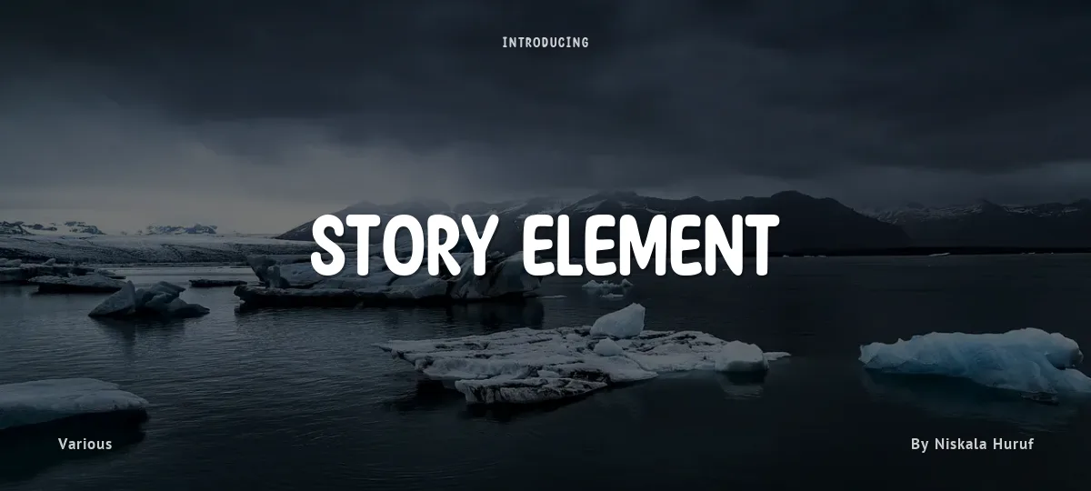 Story Element font preview