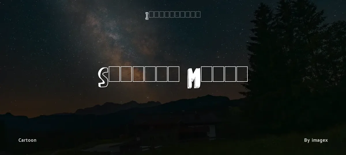 Strange Magic font preview