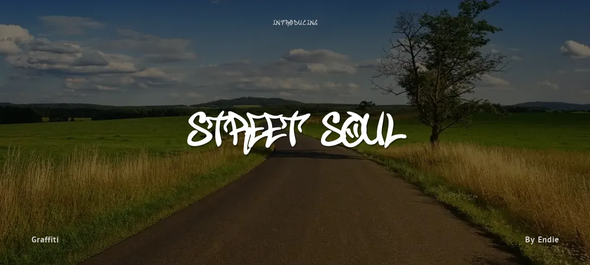 Street Soul font preview