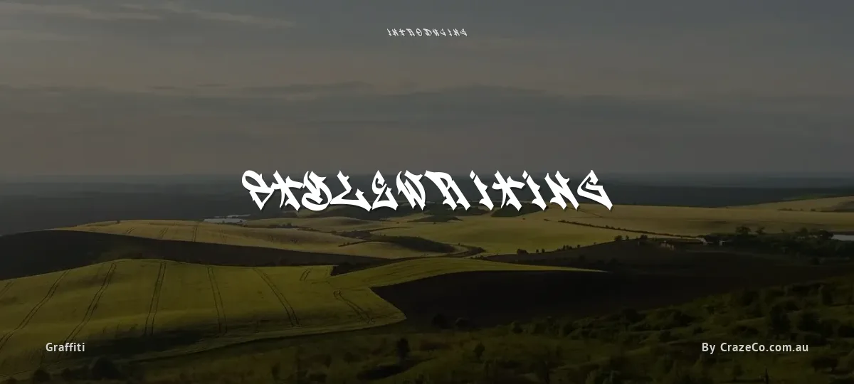 Stylewriting font preview