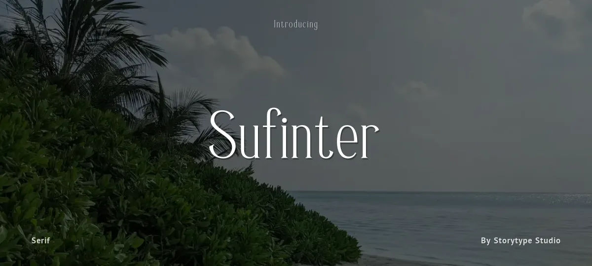 Sufinter font preview