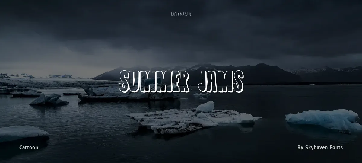 Summer Jams font preview