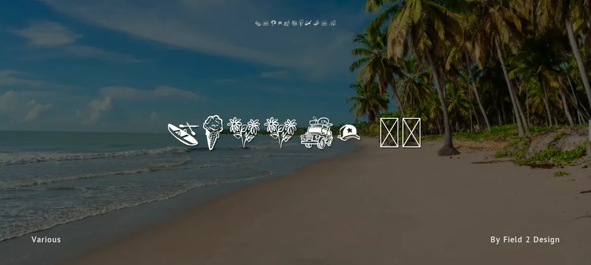 Summer 88 font preview