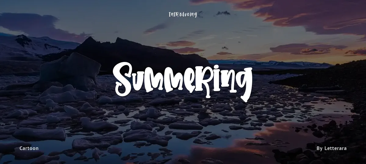 Summering font preview