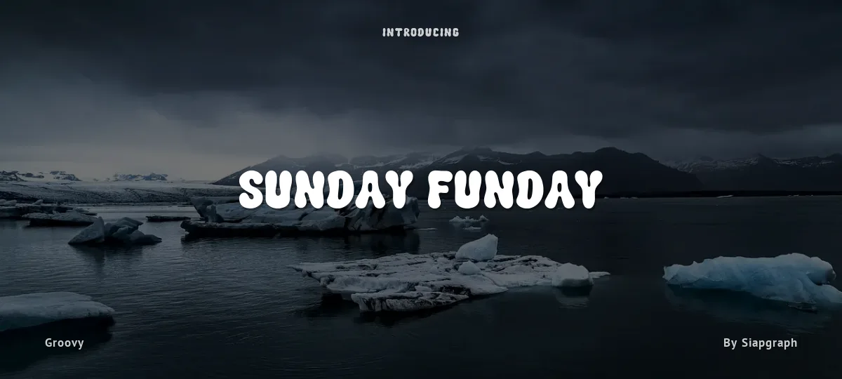 Sunday Funday font preview