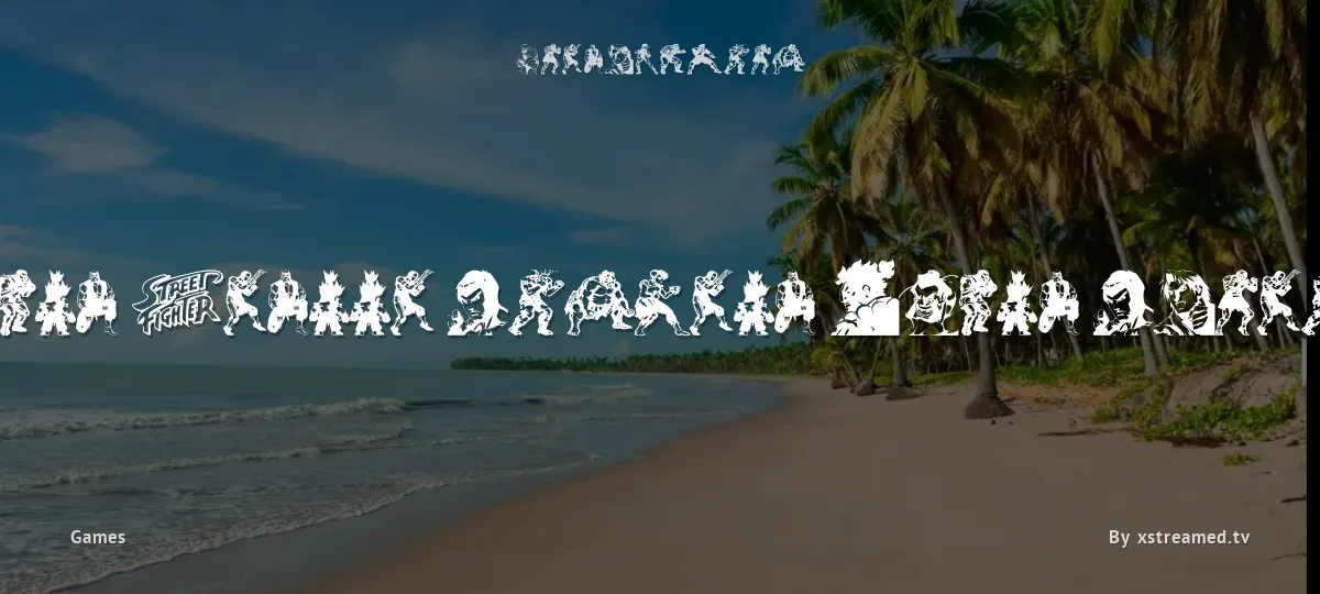 Super Street Fighter Hyper Fonting font preview