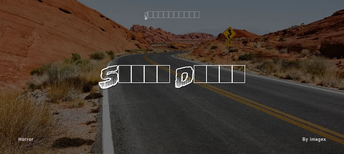Swamp Death font preview