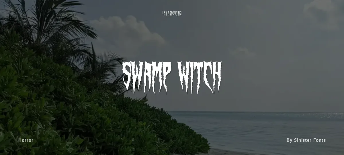 Swamp Witch font preview