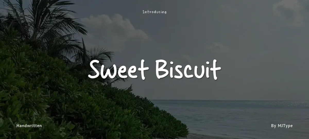 Sweet Biscuit font preview