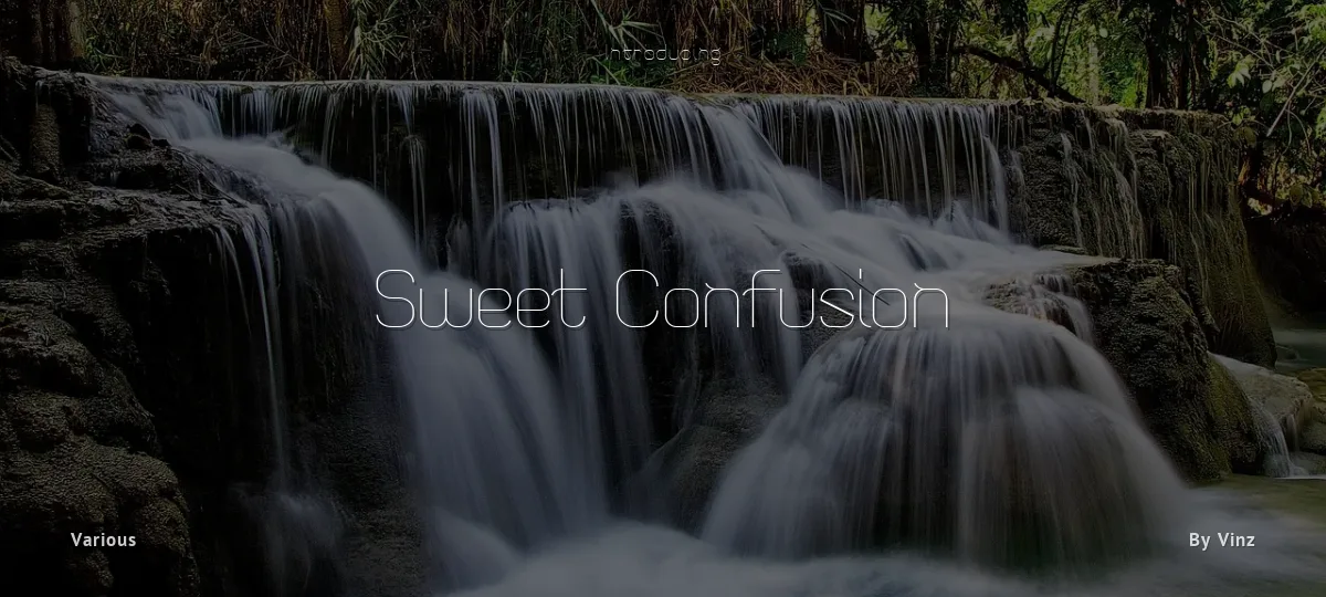 Sweet Confusion font preview