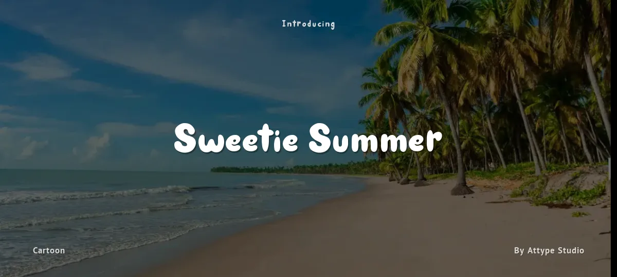 Sweetie Summer font preview