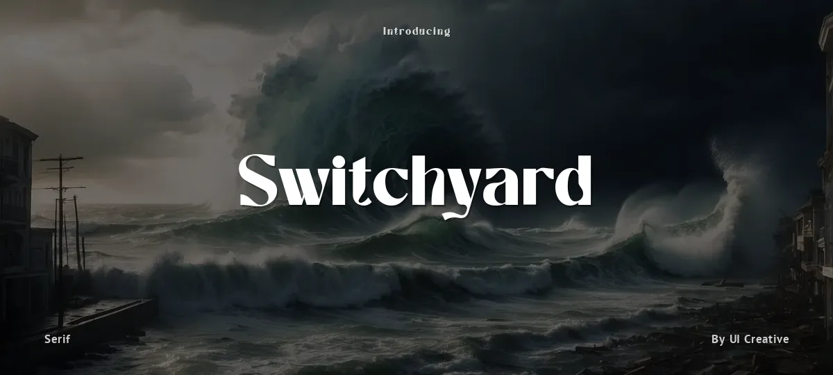 Switchyard font preview