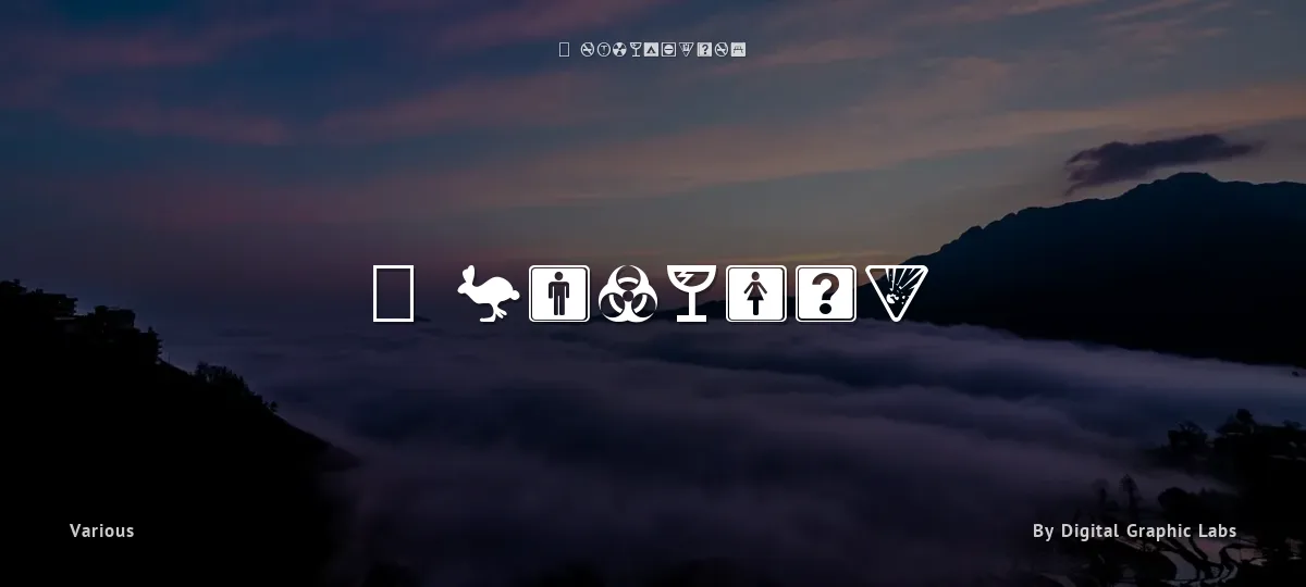 Symbolix font preview