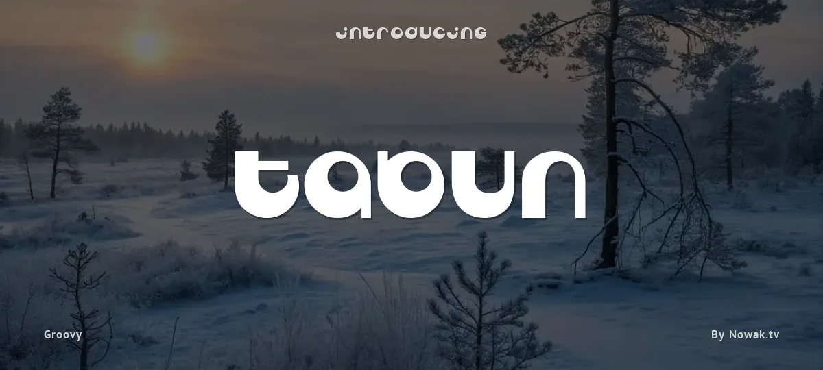 Tabun font preview