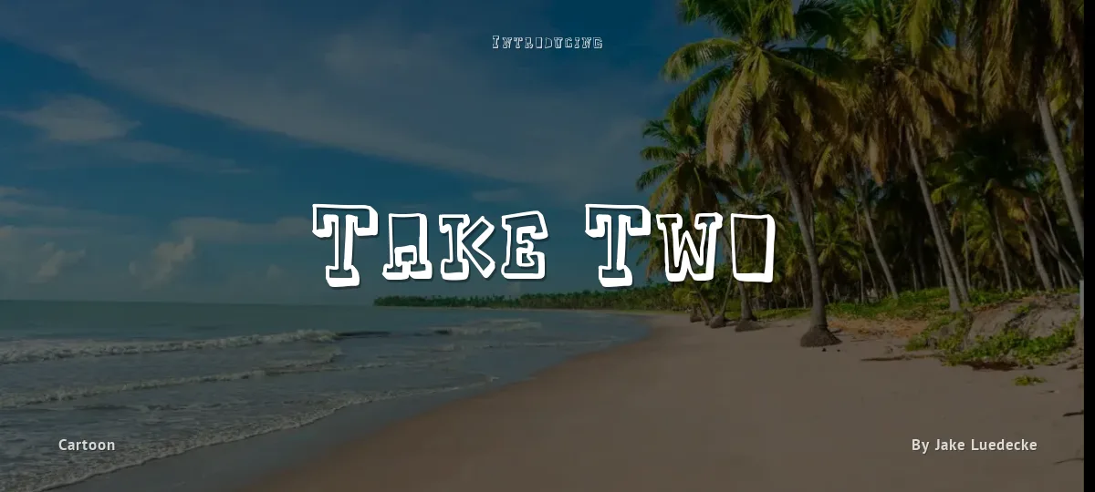 Take Two font preview