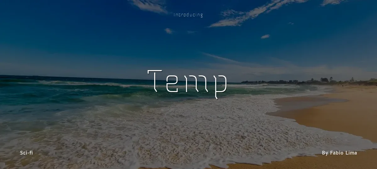Temp font preview