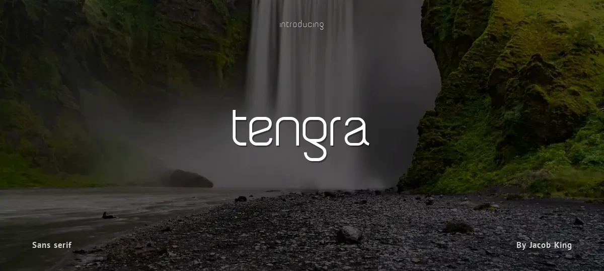 Tengra font preview