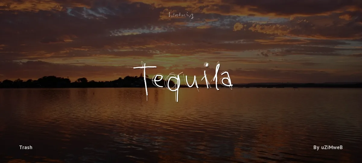 Tequila font preview