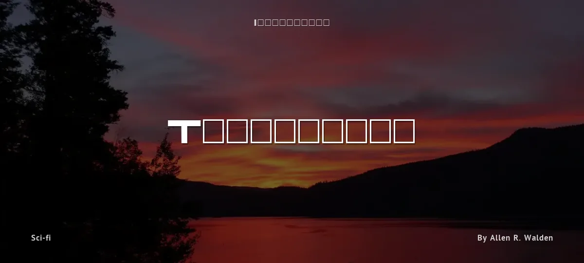 Terminator font preview