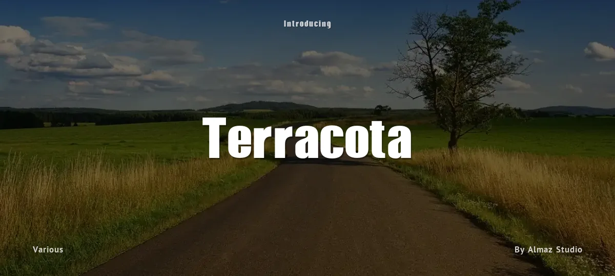 Terracota font preview