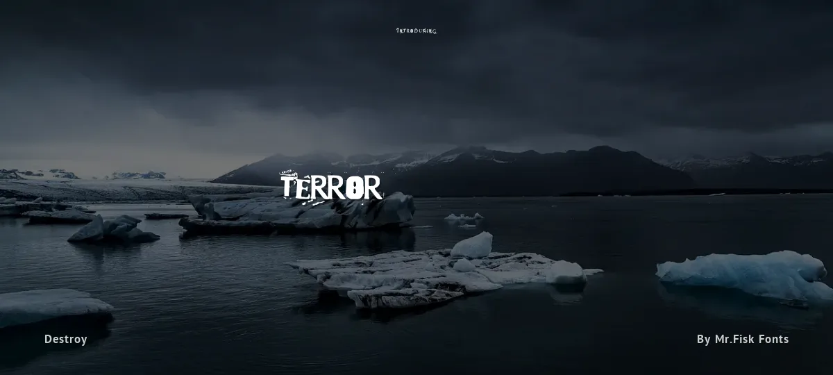 Terror 2005 font preview