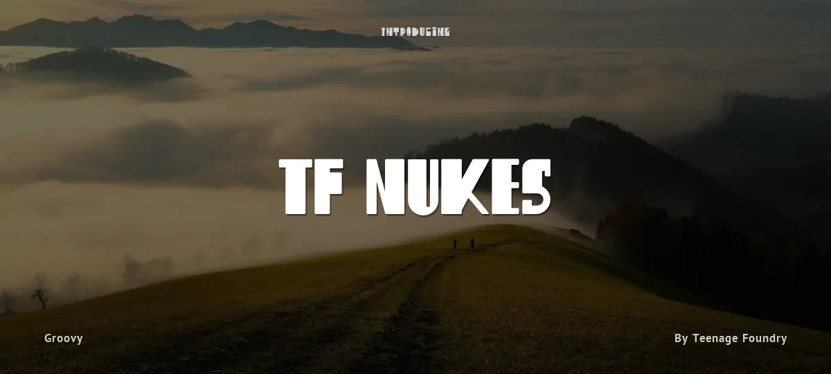 TF Nukes font preview