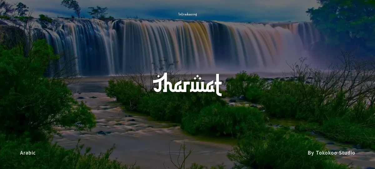 Tharwat font preview