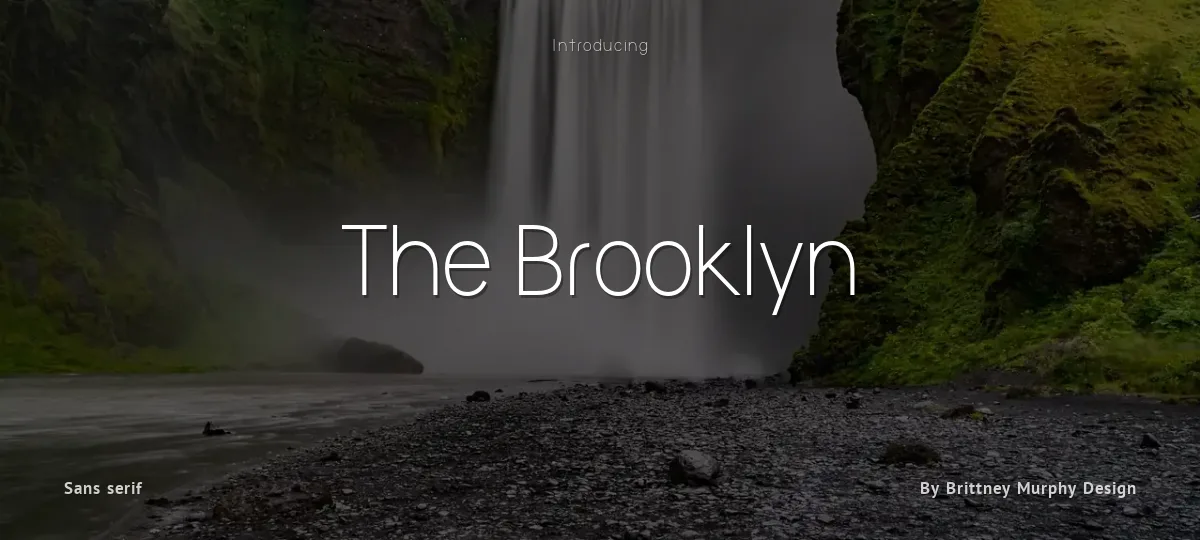 The Brooklyn font preview
